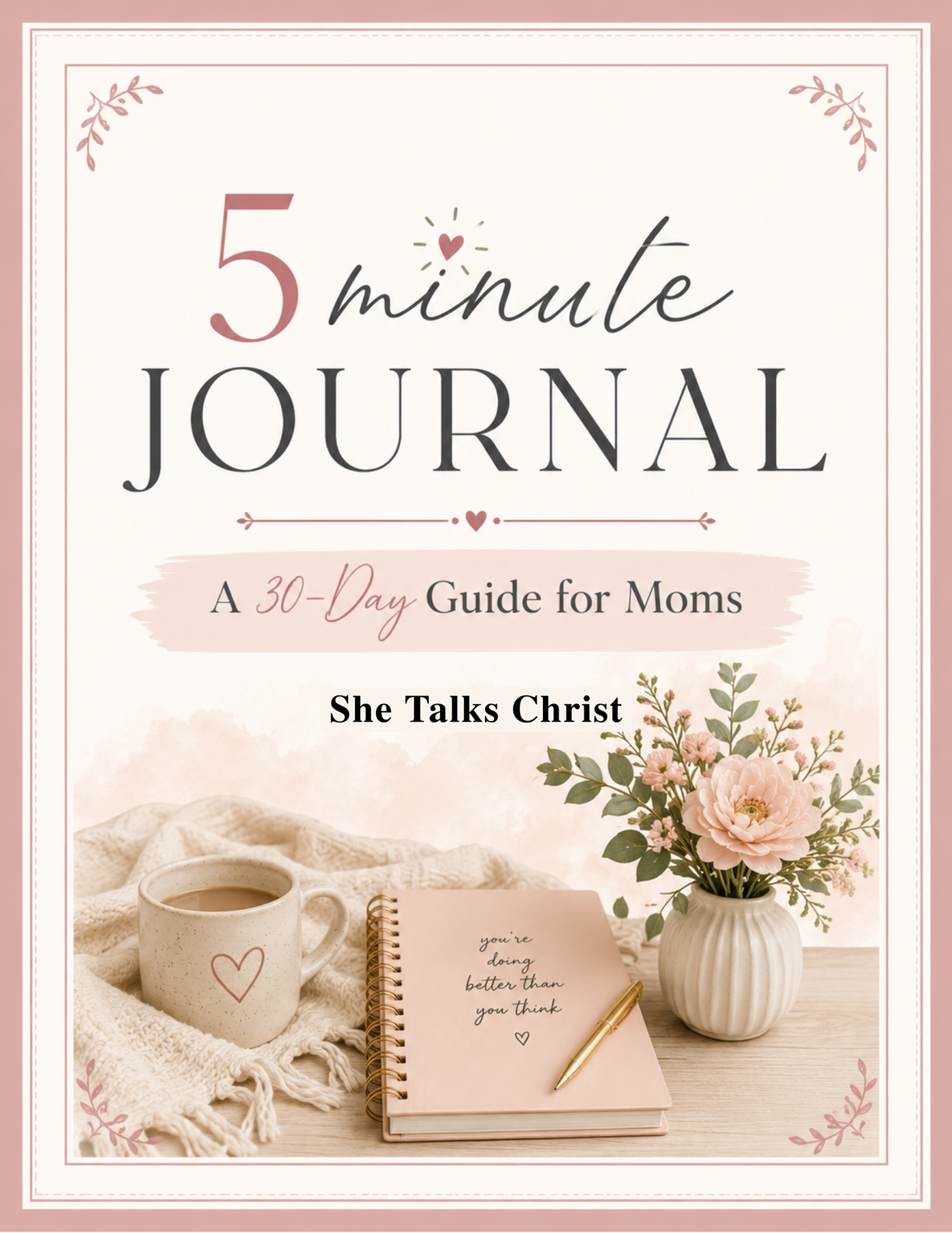 5 Minute Journal : A 30 Day Guide For Moms