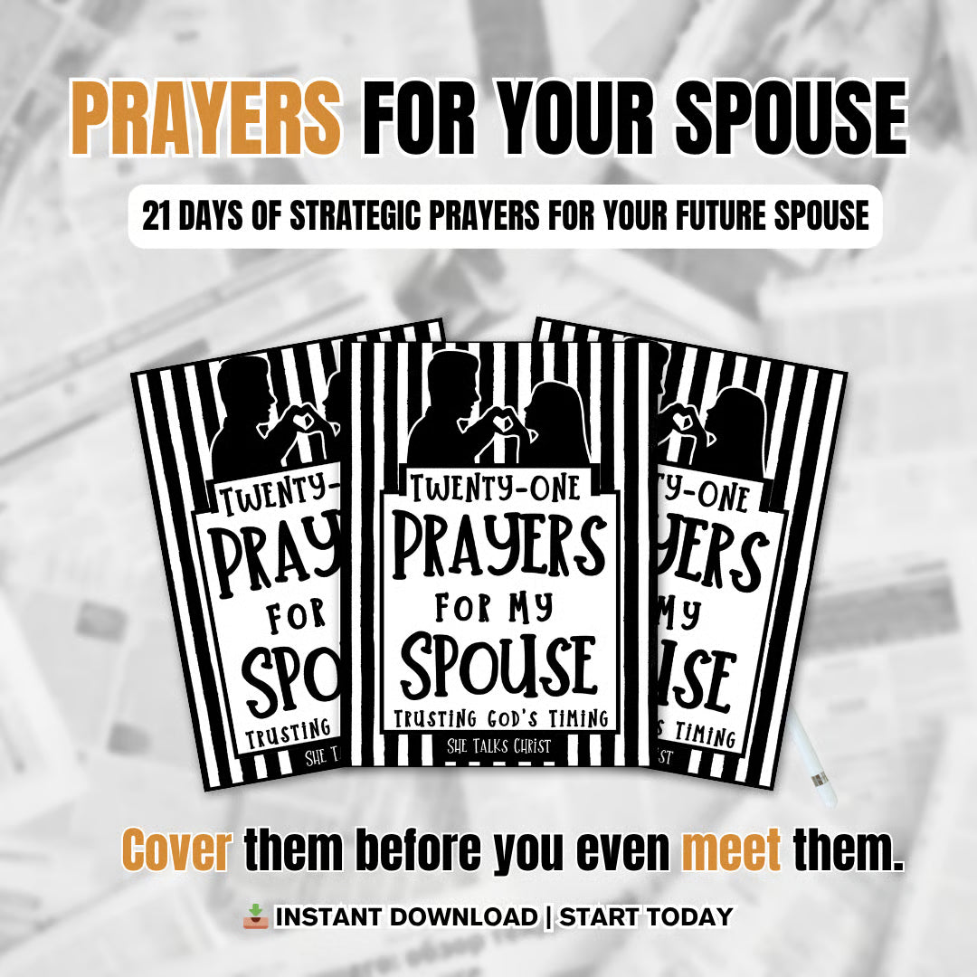 Prayers For Your SPOUSE ( 21 Day Devotional) | Digital Download
